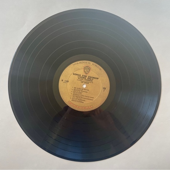 Vinyl Record Allan Sherman Songs for Swingin’ Livers Only Vintage - Picture 3 of 4
